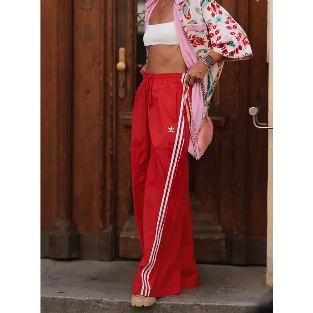 NEW ADIDAS ORIGINALS Adilenium Women's XL Tracksuit Red - Picture 3 of 9